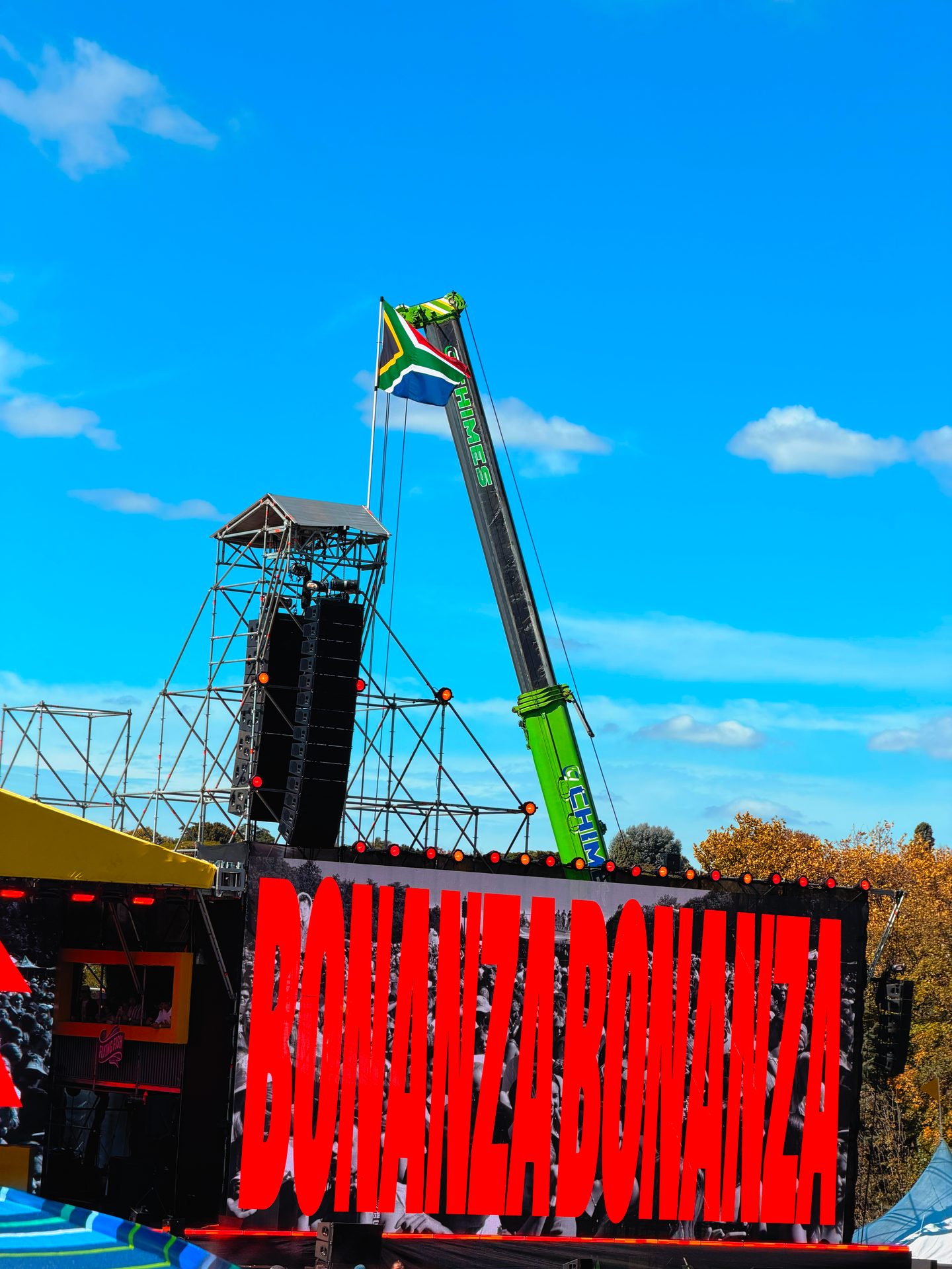 Tadano mobile crane from the Chimes fleet
